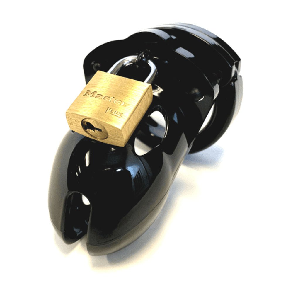 Mr. Stubb Chastity Cock Cage Kit - Black 1.75 Inch Cock Cage Kit
